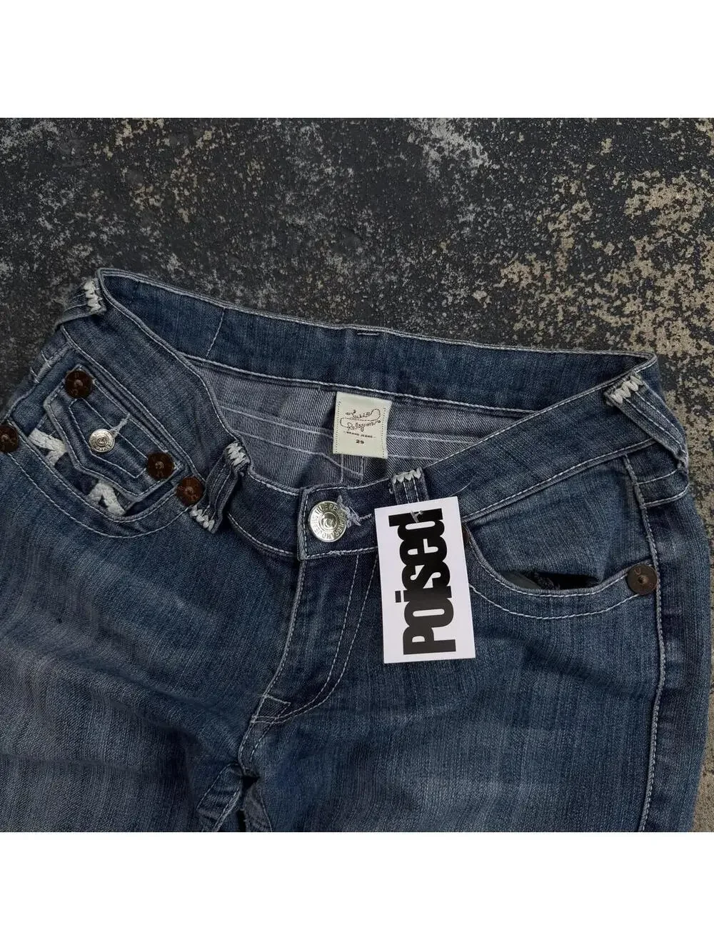 Vintage Y2K True Religion Bobby Low Rise Jeans